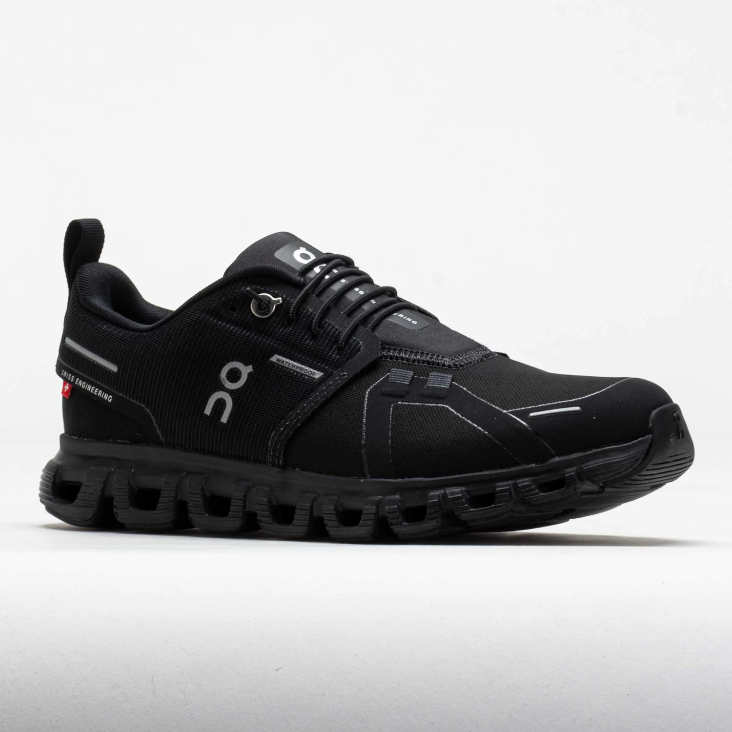On Running On Cloud 6 Waterproof Men's Black/Black - Image 5