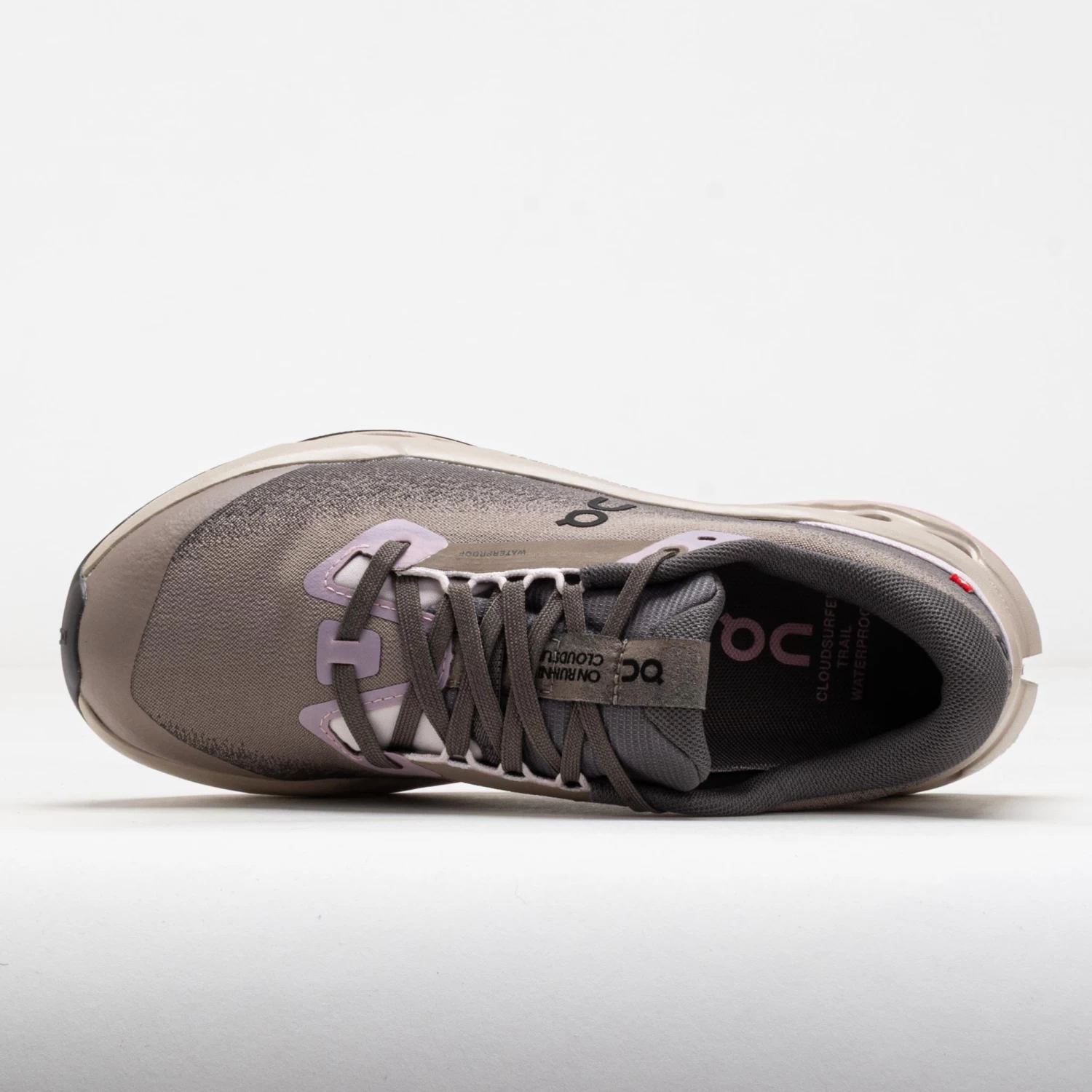 On Running On Cloudsurfer Trail 2 Waterproof Women's Cinder/Desert - Image 3
