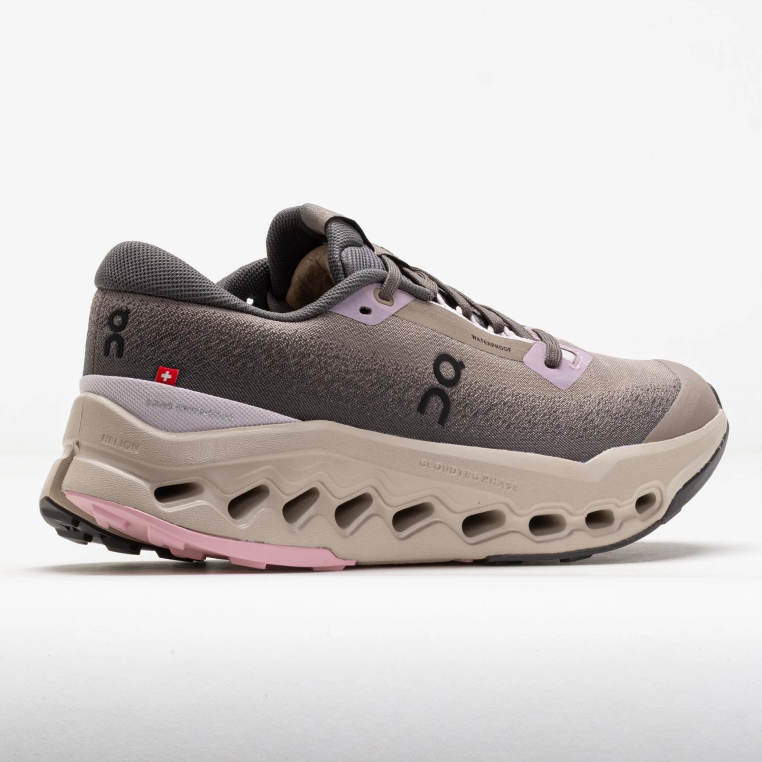 On Running On Cloudsurfer Trail 2 Waterproof Women's Cinder/Desert - Image 6