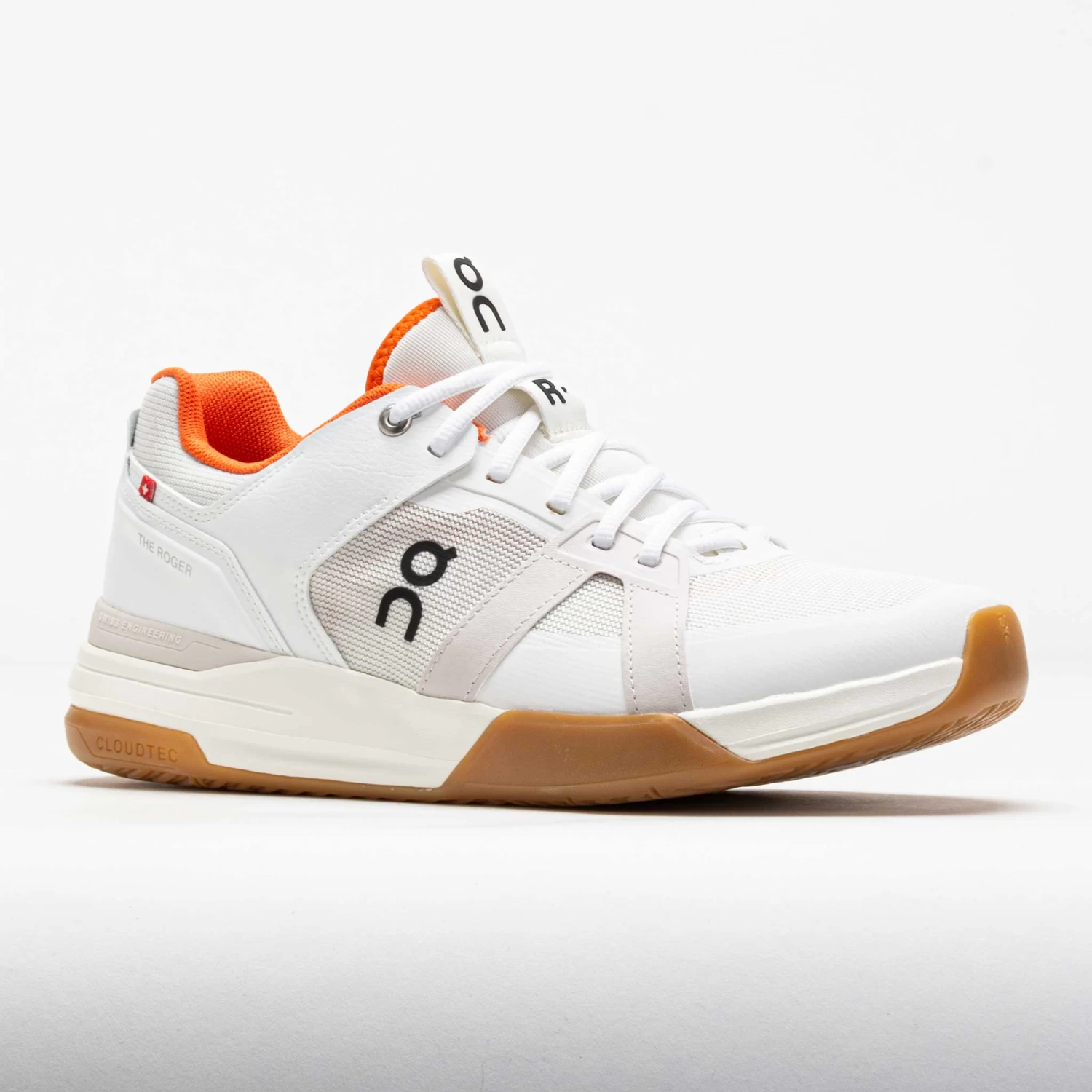 On Running On The Roger Clubhouse Pro Men's Ivory/Flame - Image 5