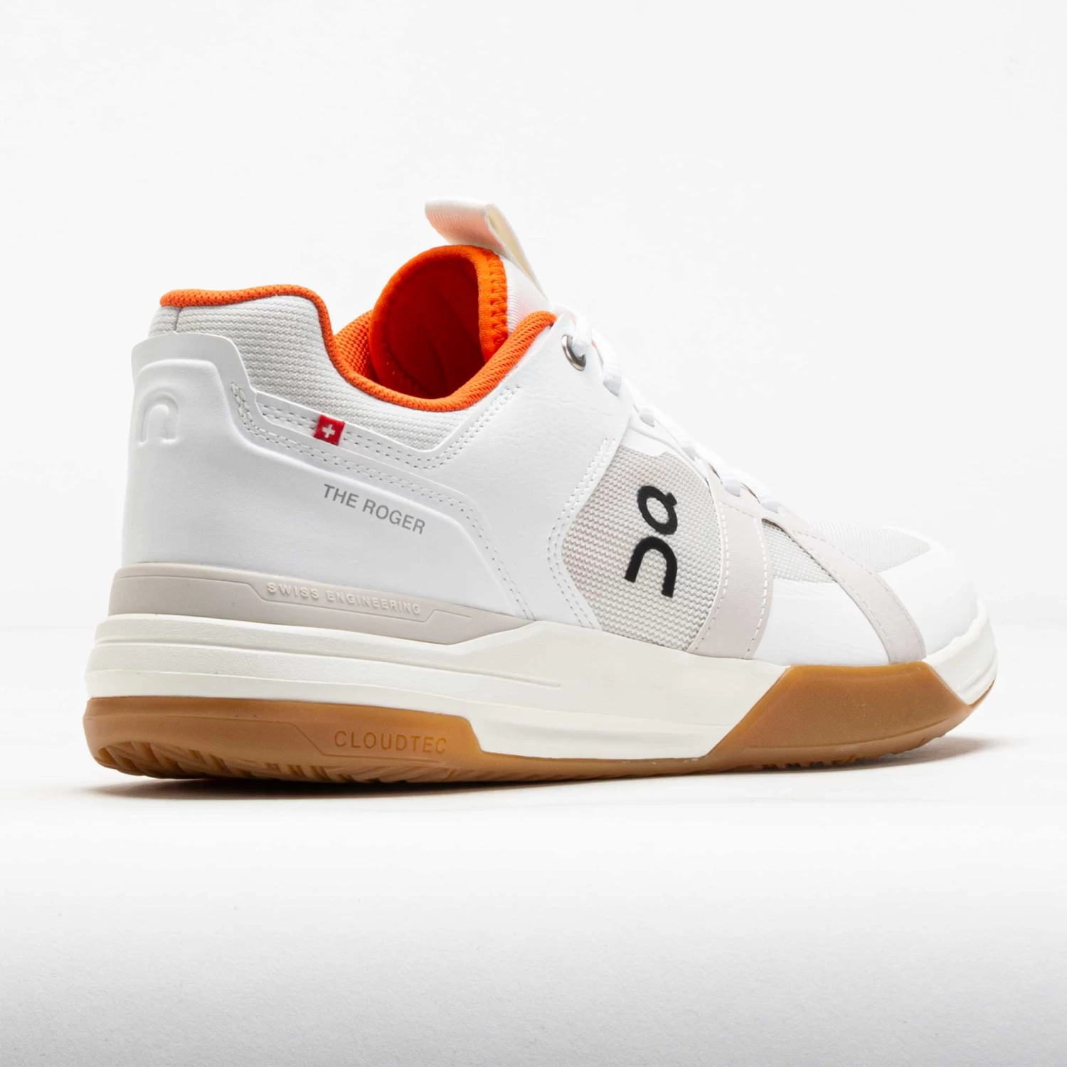 On Running On The Roger Clubhouse Pro Men's Ivory/Flame - Image 6