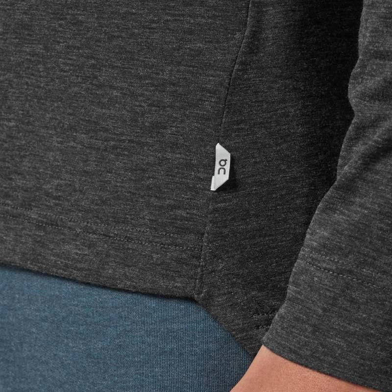 On Running On Comfort Long-T Long Sleeve Running Shirt - Black - Image 6