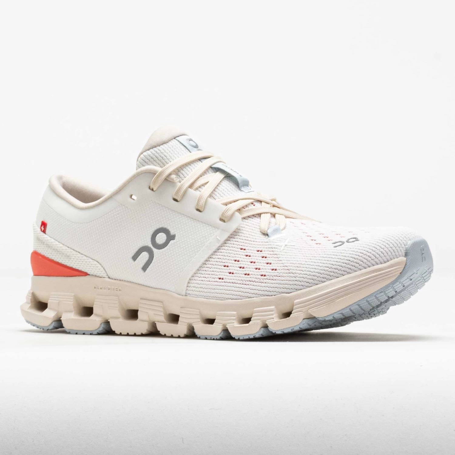 On Running On Cloud X 4 Women's Ivory/Salmon - Image 5