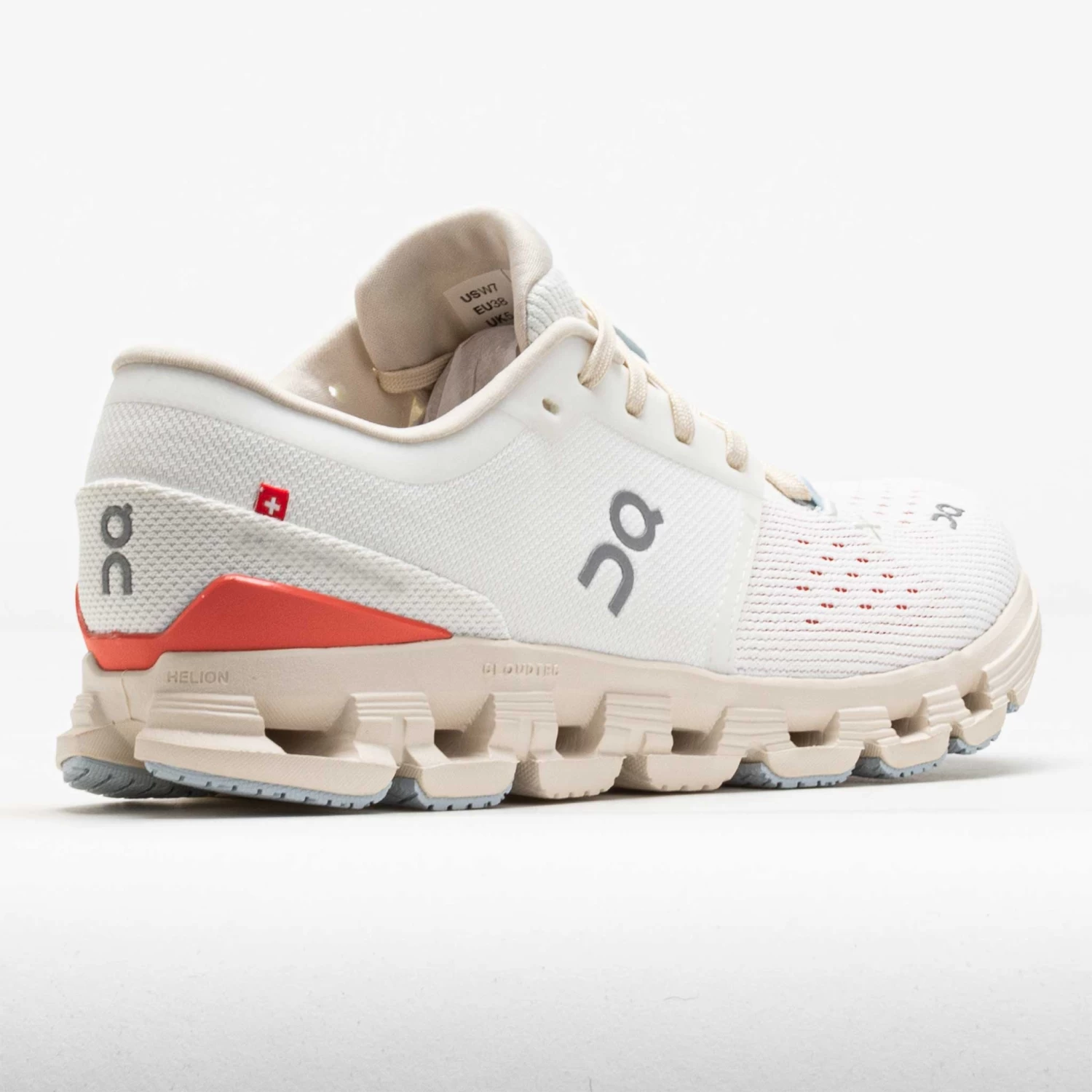On Running On Cloud X 4 Women's Ivory/Salmon - Image 6