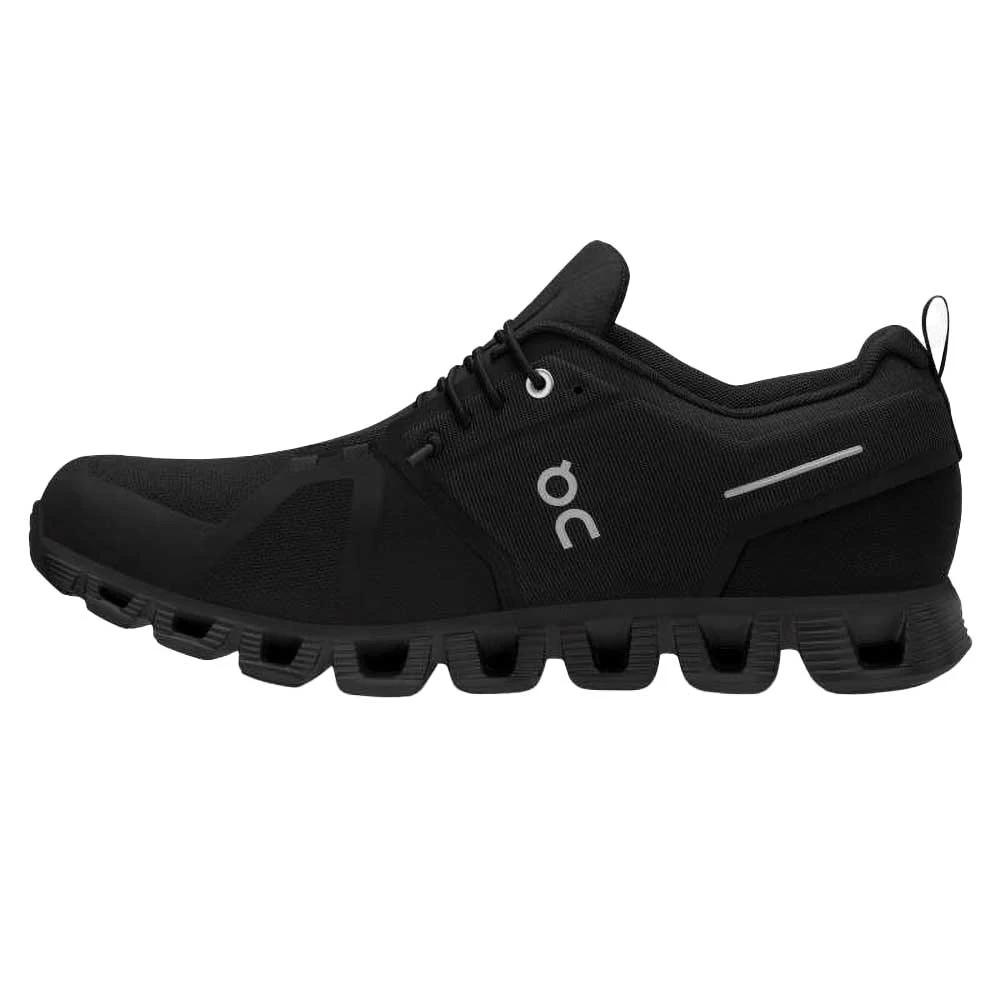 On Running Men's Cloud 5 Waterproof Running Shoe- All Black- Regular (D) - Image 3