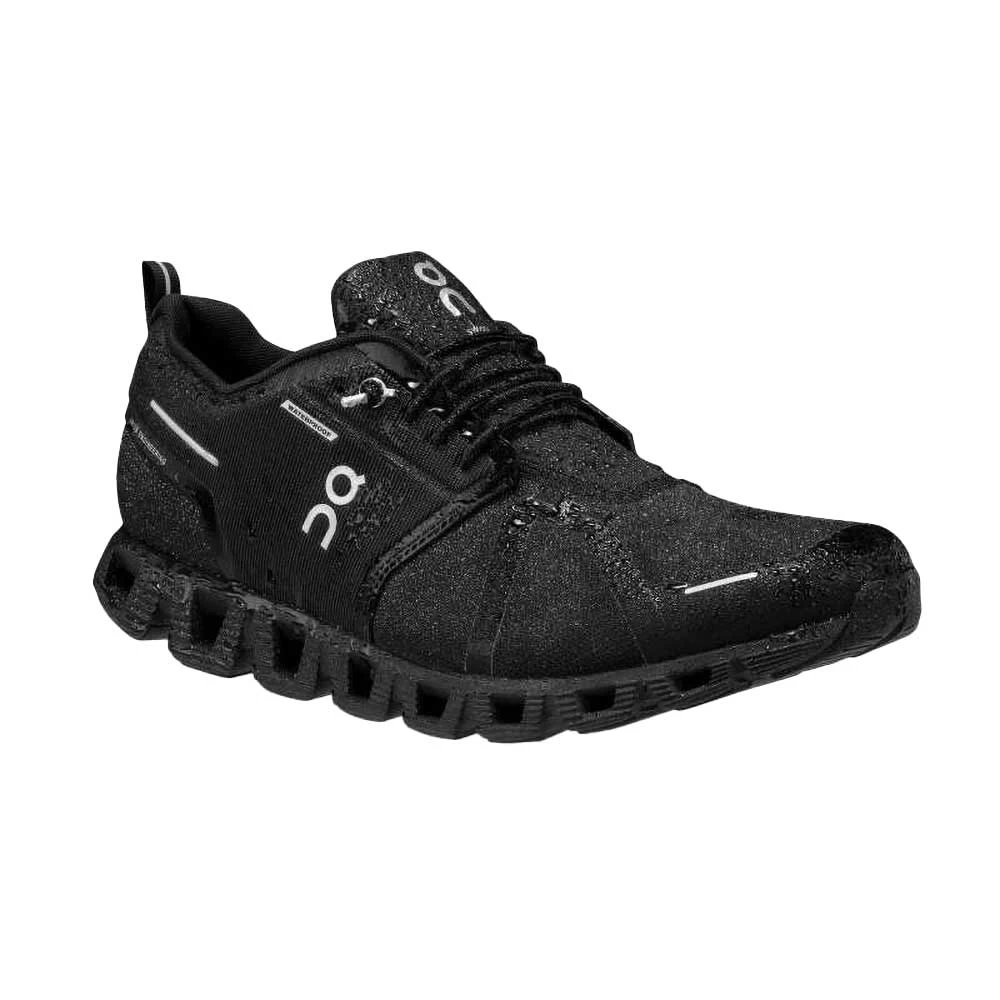 On Running Men's Cloud 5 Waterproof Running Shoe- All Black- Regular (D) - Image 2