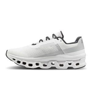 ON RunningOn Cloudmonster Shoes - Undyed White - Image 4