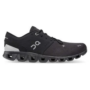 ON RunningOn Womens Cloud X 3 Shoes - Black - Image 2