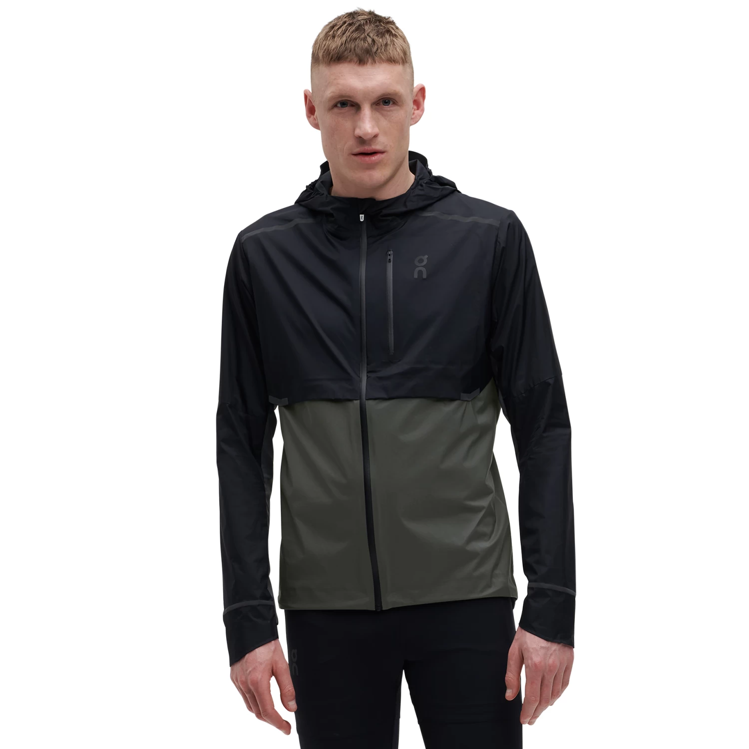 On Running On Weather Jacket - Black & Shadow