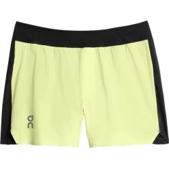 On Running On 5 Inch Lightweight Shorts Men - Hay & Black