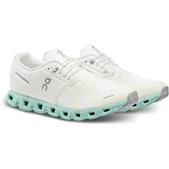 On Running On Cloud 5 Shoes - Undyed-White & Creek