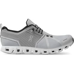 On Running On Cloud 5 Waterproof Men Shoe - Glacier & White