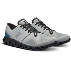 On Running On Cloud X 3 Running Shoe - Glacier & Iron