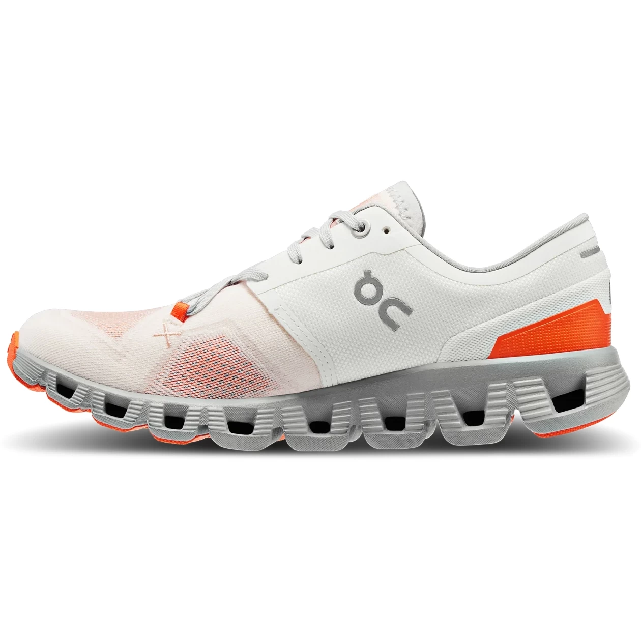 On Running On Cloud X 3 Women Running Shoe - Ivory & Alloy - Image 3