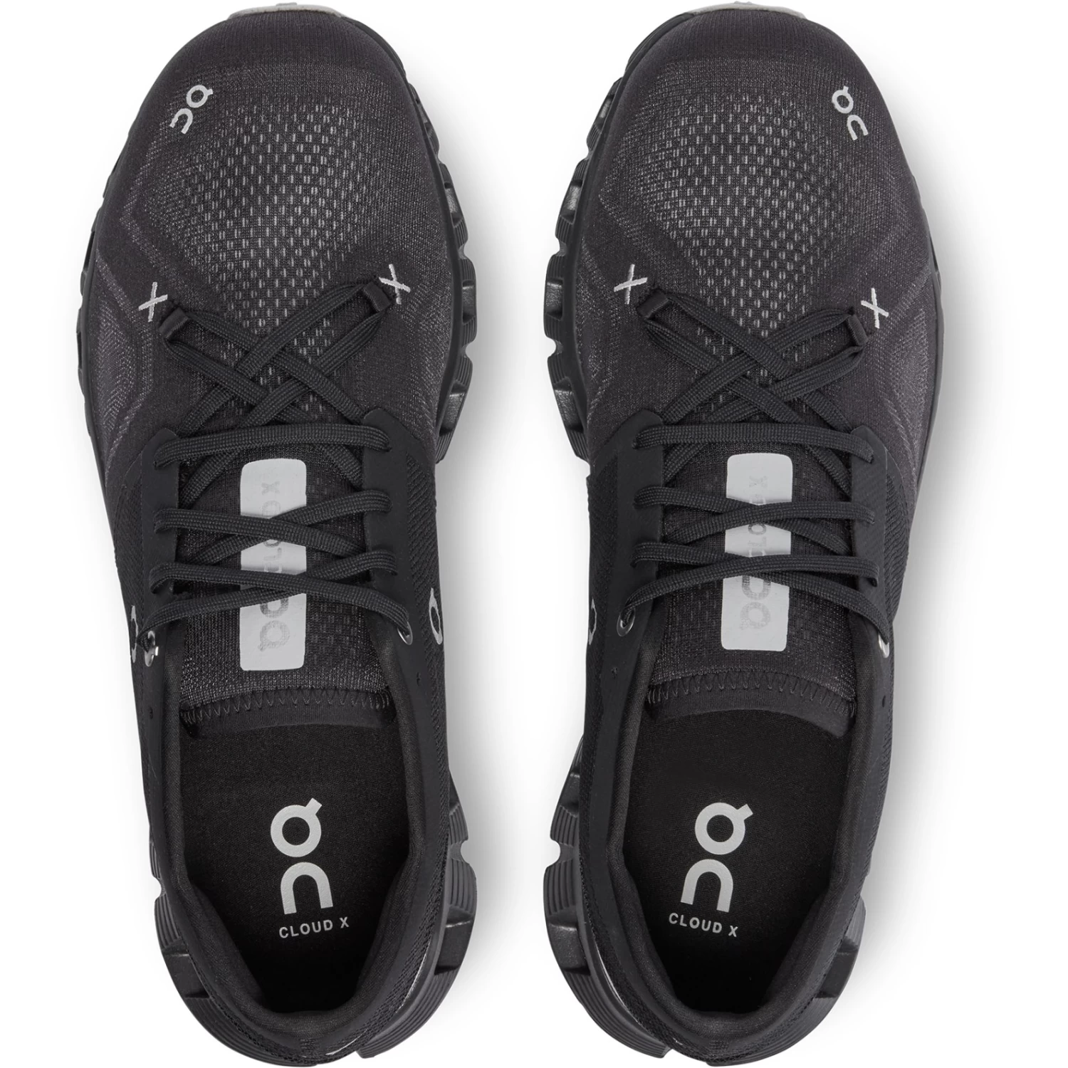 On Running On Cloud X 3 Running Shoe - Black - Image 3