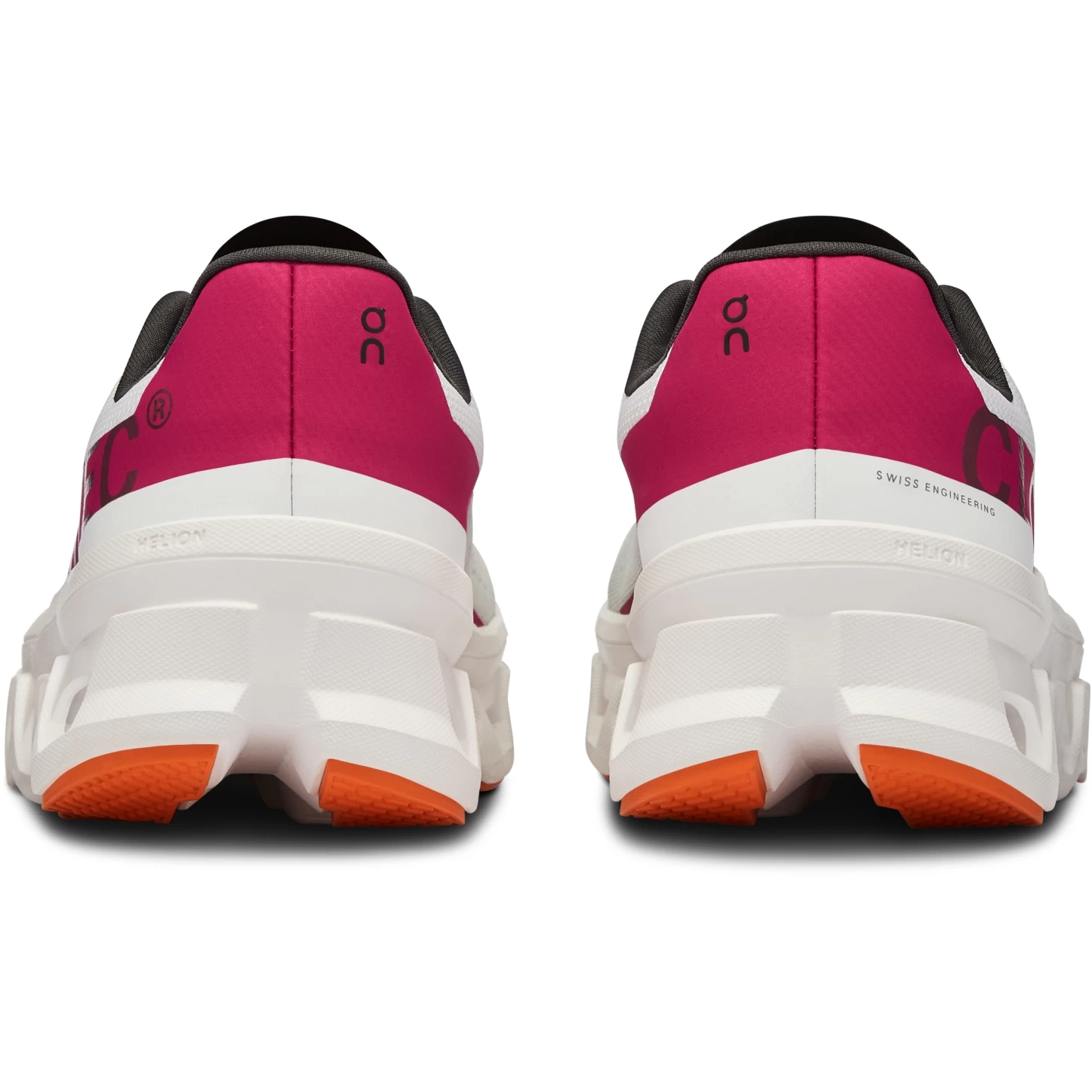 On Running On Cloudmonster Women's Running Shoes - Undyed-White & Aurora - Image 6