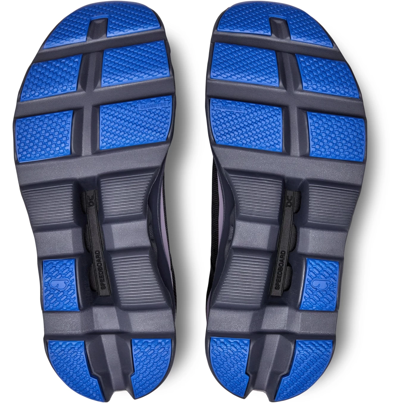 On Running On Cloudmonster Women's Running Shoes - Magnet & Shark - Image 2