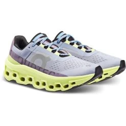 On Running On Cloudmonster Women's Running Shoes - Nimbus & Hay