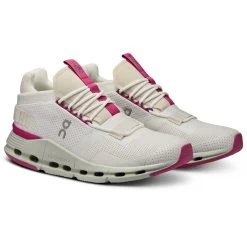 On Running On Cloudnova Women Sneaker - Undyed-White & Carnation