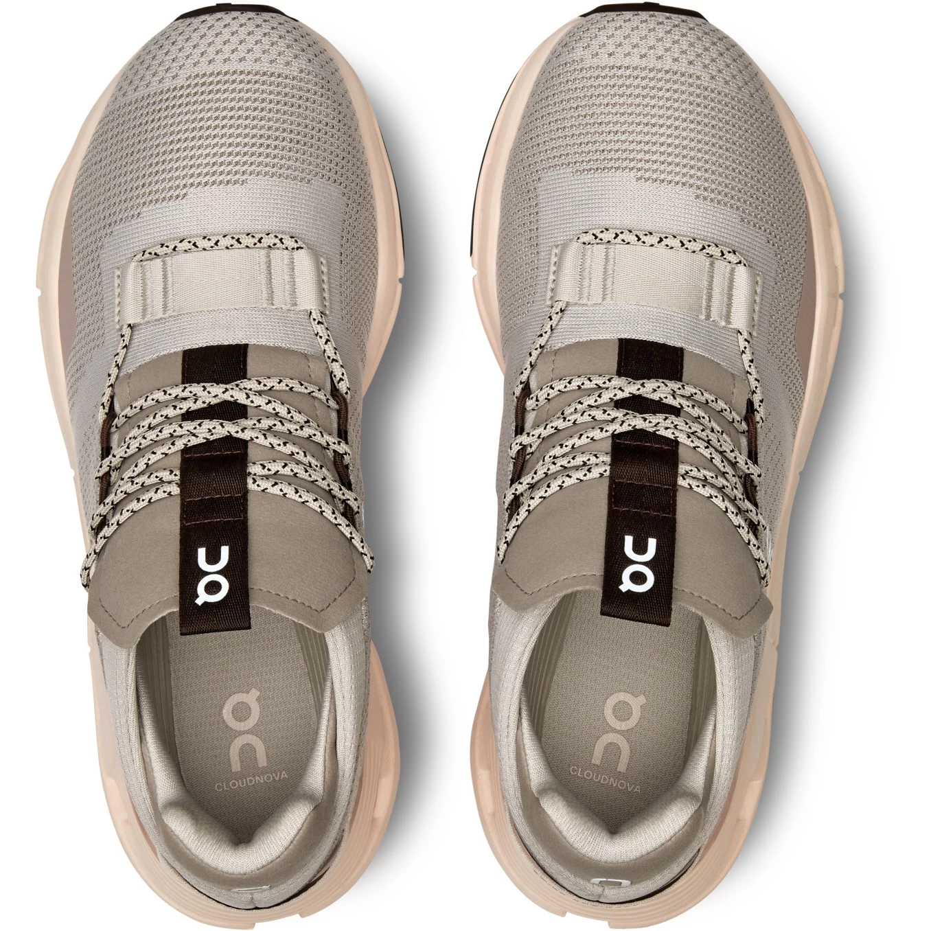 On Running On Cloudnova Women Sneaker - Pearl & Shell - Image 4