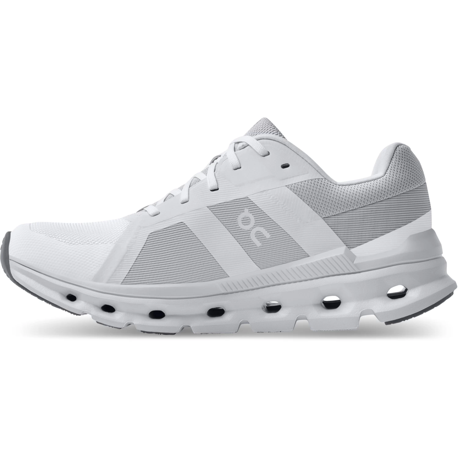 On Running On Cloudrunner Wide Women Running Shoes - White & Frost - Image 2
