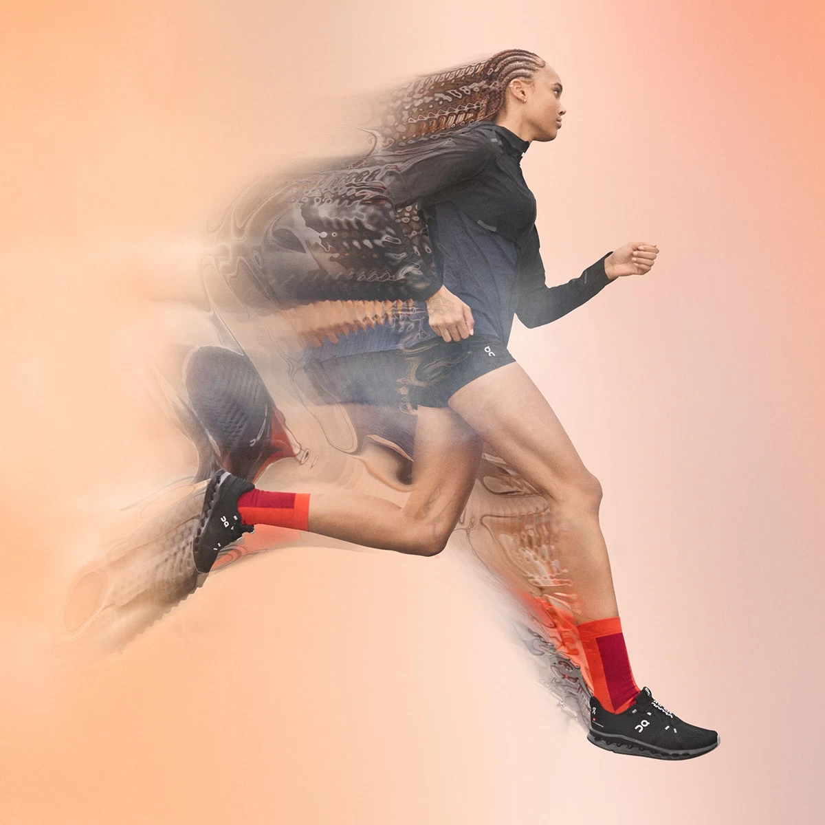 On Running On Cloudsurfer Running Shoes - All Black - Image 7