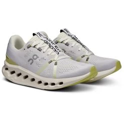 On Running On Cloudsurfer Women's Running Shoes - White & Sand