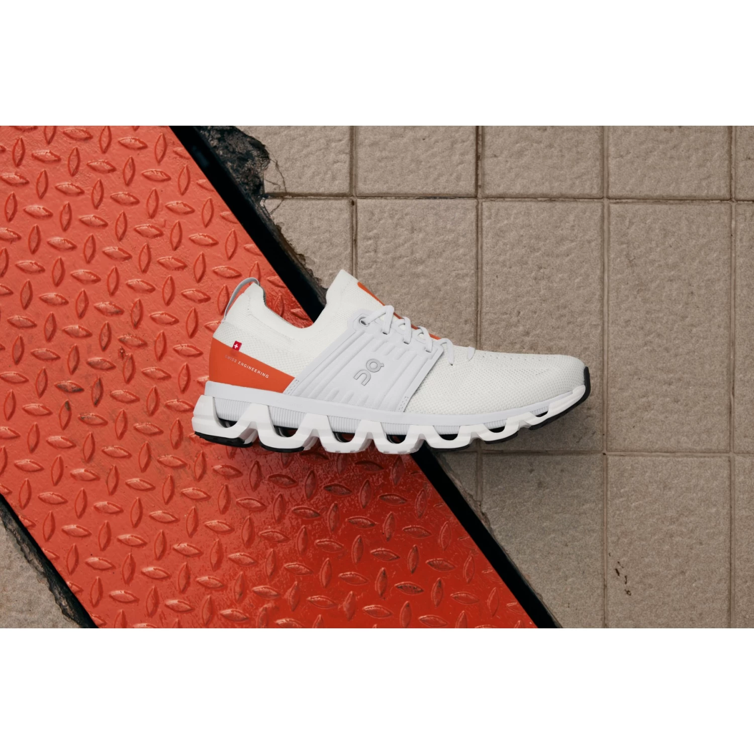 On Running On Cloudswift 3 Running Shoe - Ivory & Flame - Image 7