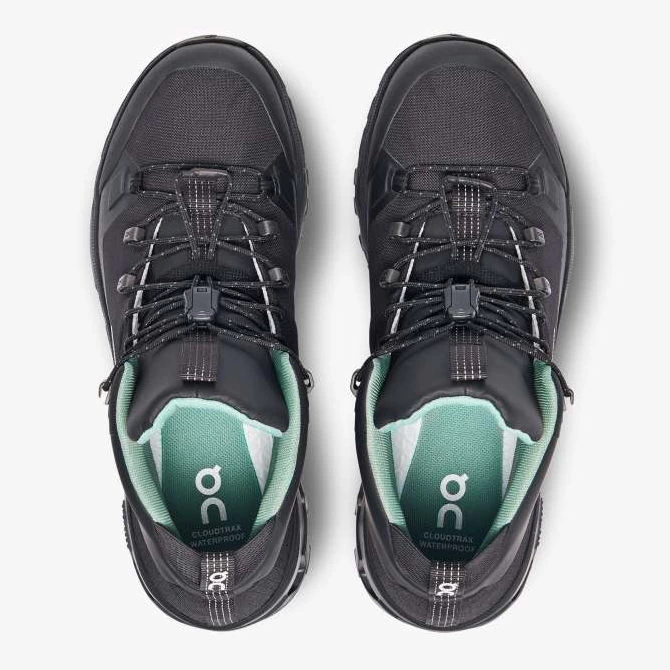 On Running On Cloudtrax Waterproof Women Shoe - Black - Image 4