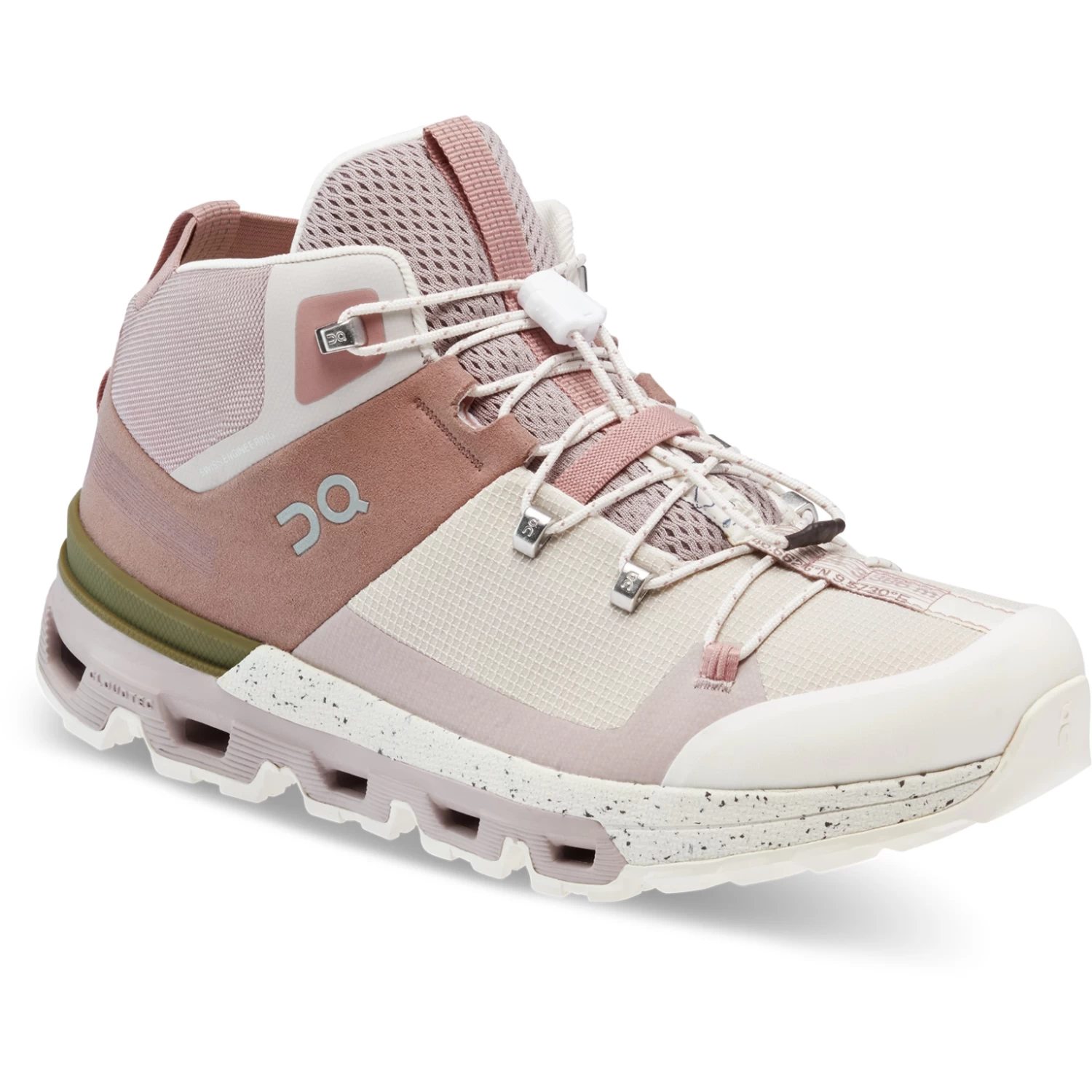 On Running On Cloudtrax Women Hiking Shoe - Rose & Ivory - Image 6