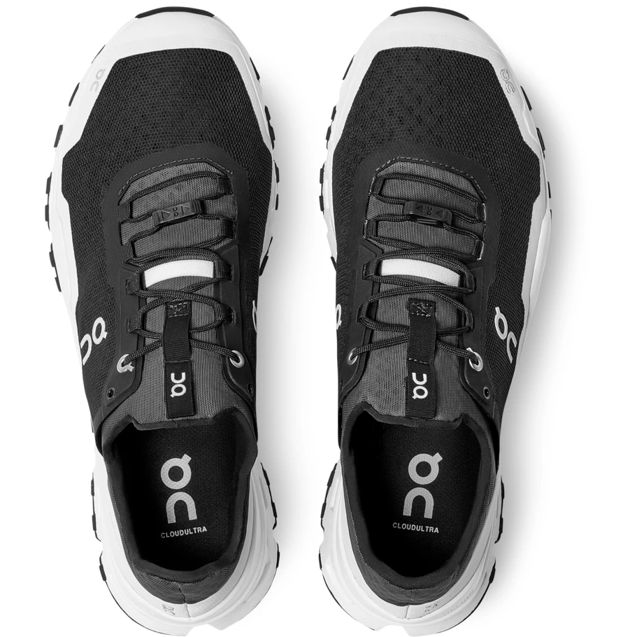 On Running On Cloudultra Trailrunning Shoe - Black & White - Image 4