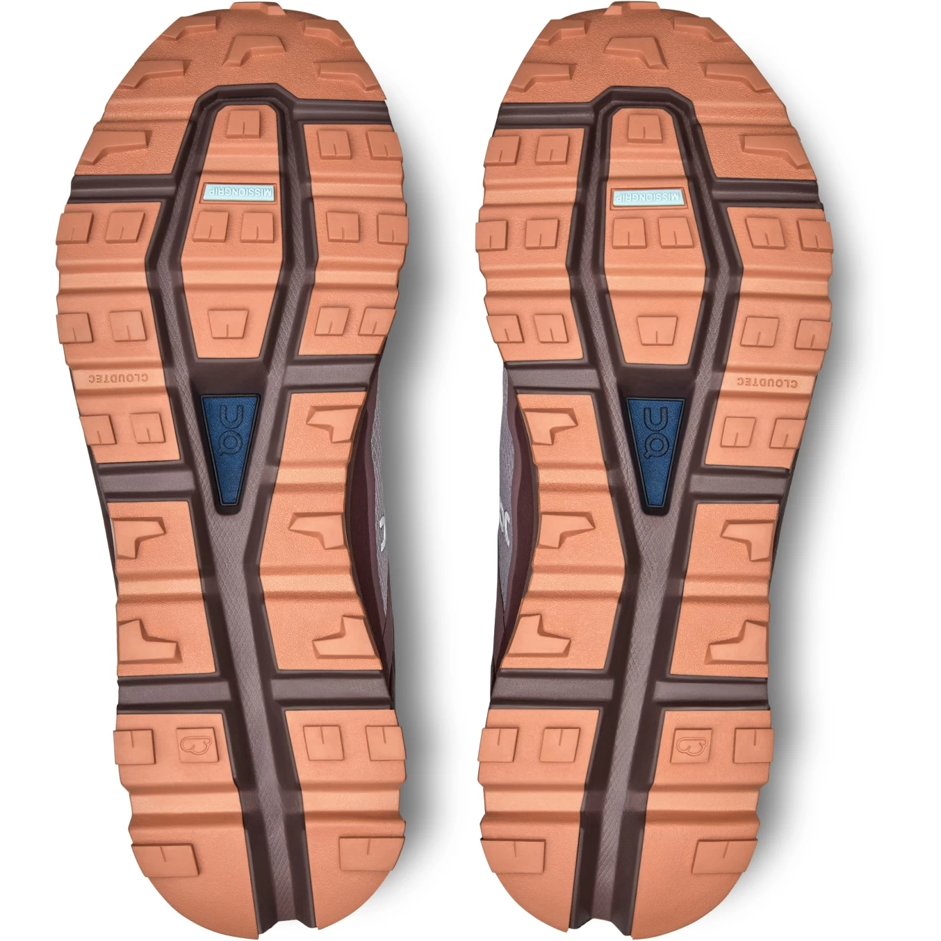 On Running On Cloudvista Waterproof Women Trailrunning Shoe - Zinc & Grape - Image 6