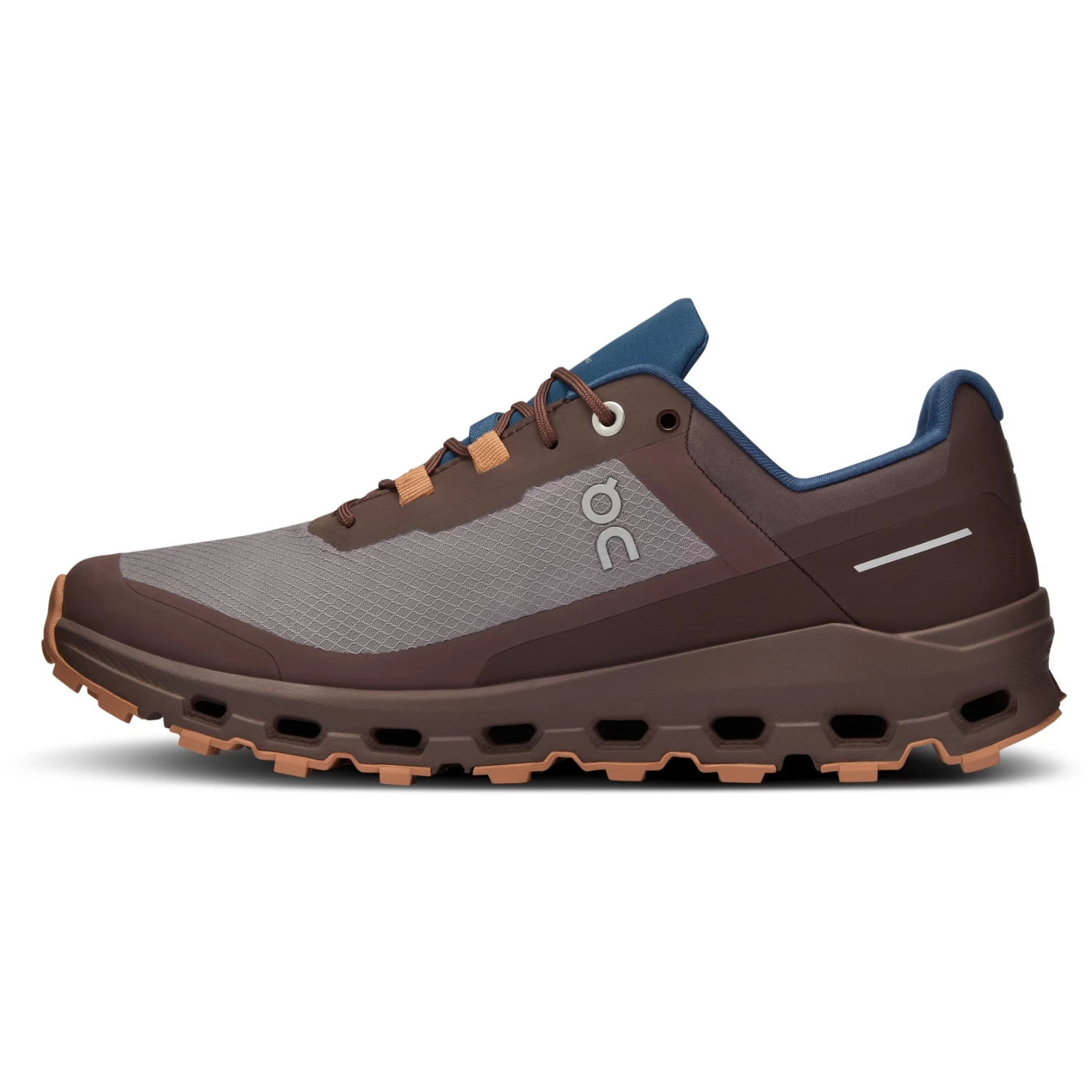 On Running On Cloudvista Waterproof Women Trailrunning Shoe - Zinc & Grape - Image 4