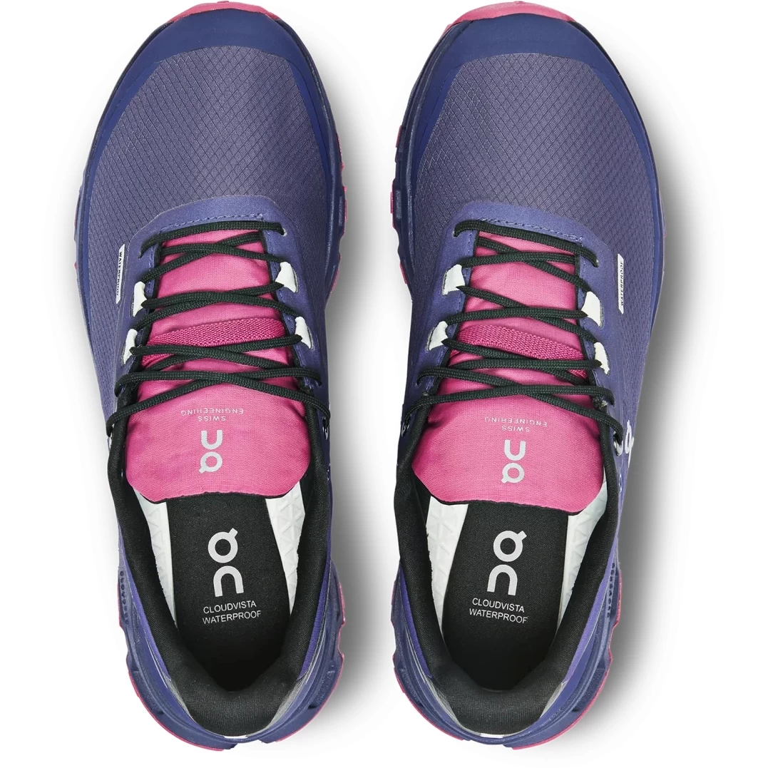 On Running On Cloudvista Waterproof Women Trailrunning Shoe - Flint & Acai - Image 4