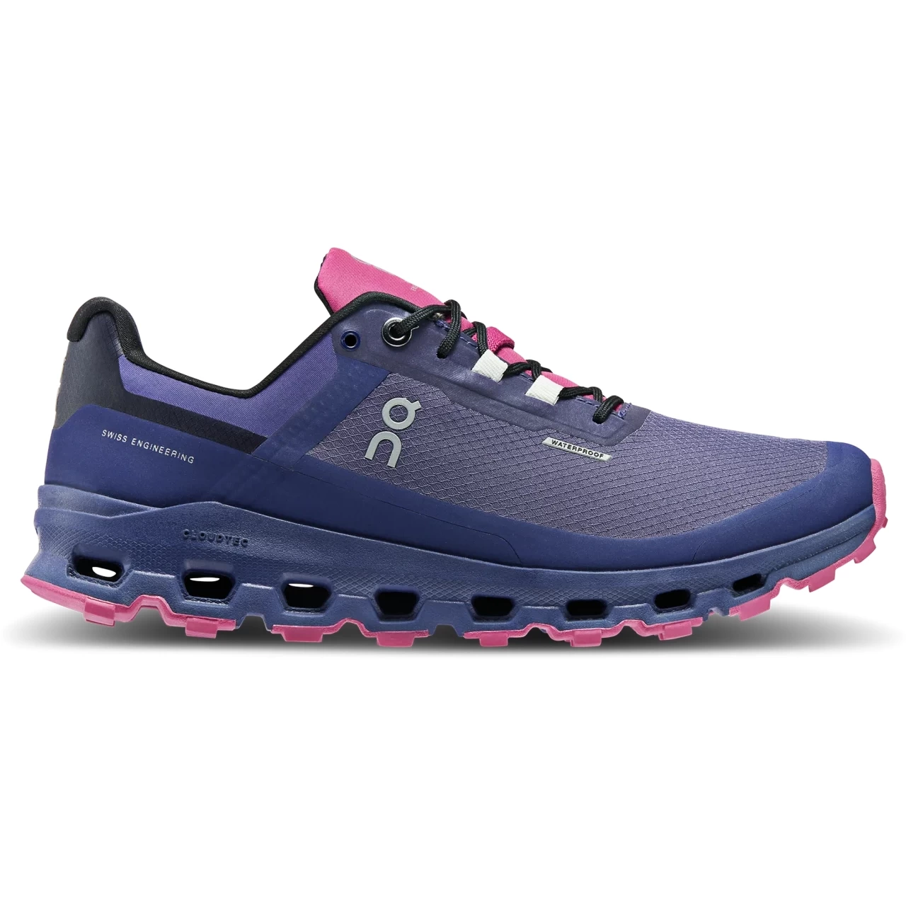 On Running On Cloudvista Waterproof Women Trailrunning Shoe - Flint & Acai - Image 2