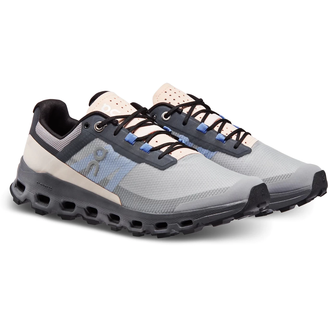 On Running On Cloudvista Women Trailrunning Shoe - Alloy & Black