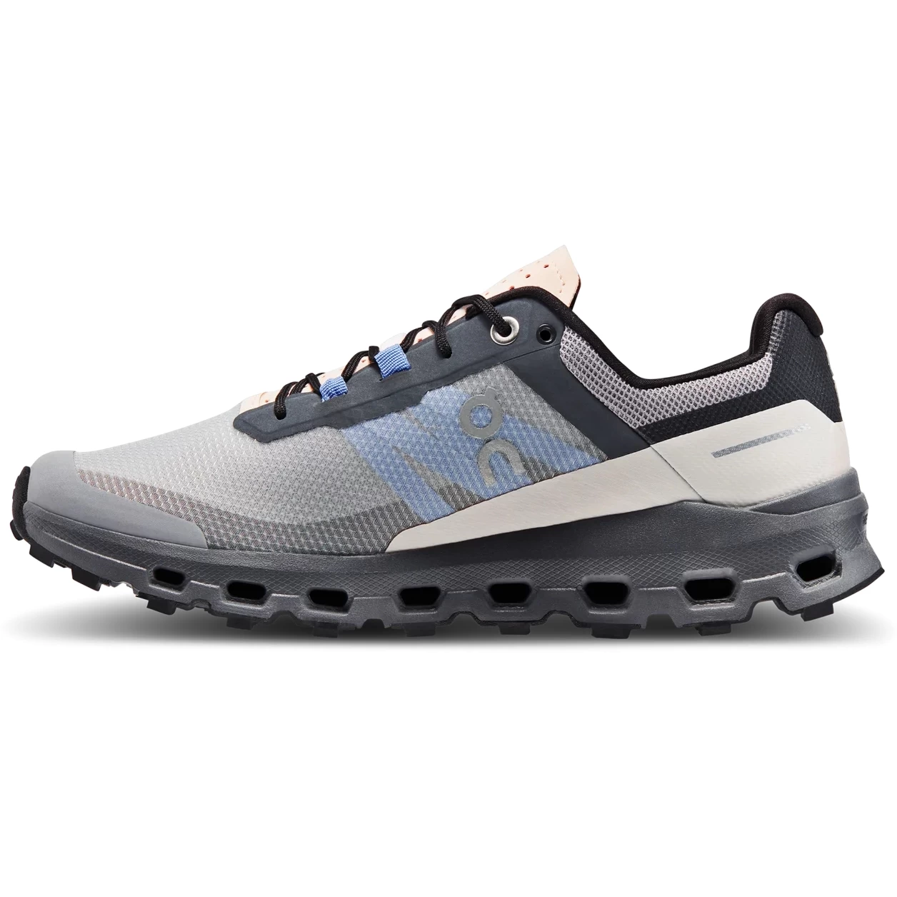 On Running On Cloudvista Women Trailrunning Shoe - Alloy & Black - Image 2