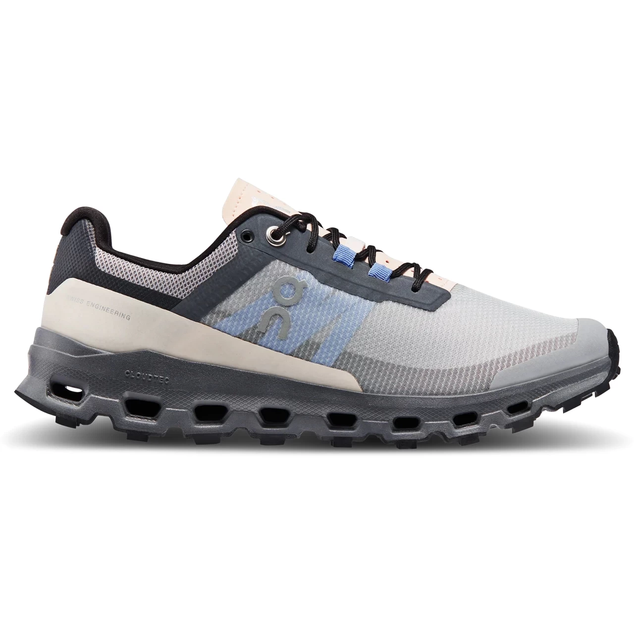 On Running On Cloudvista Women Trailrunning Shoe - Alloy & Black - Image 3