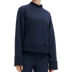 On Running On Crew Neck Women Sweatshirt - Navy