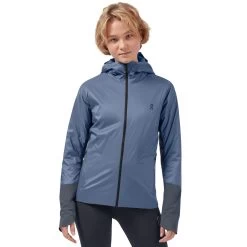 On Running On Insulator Jacket Women - Cerulean & Dark