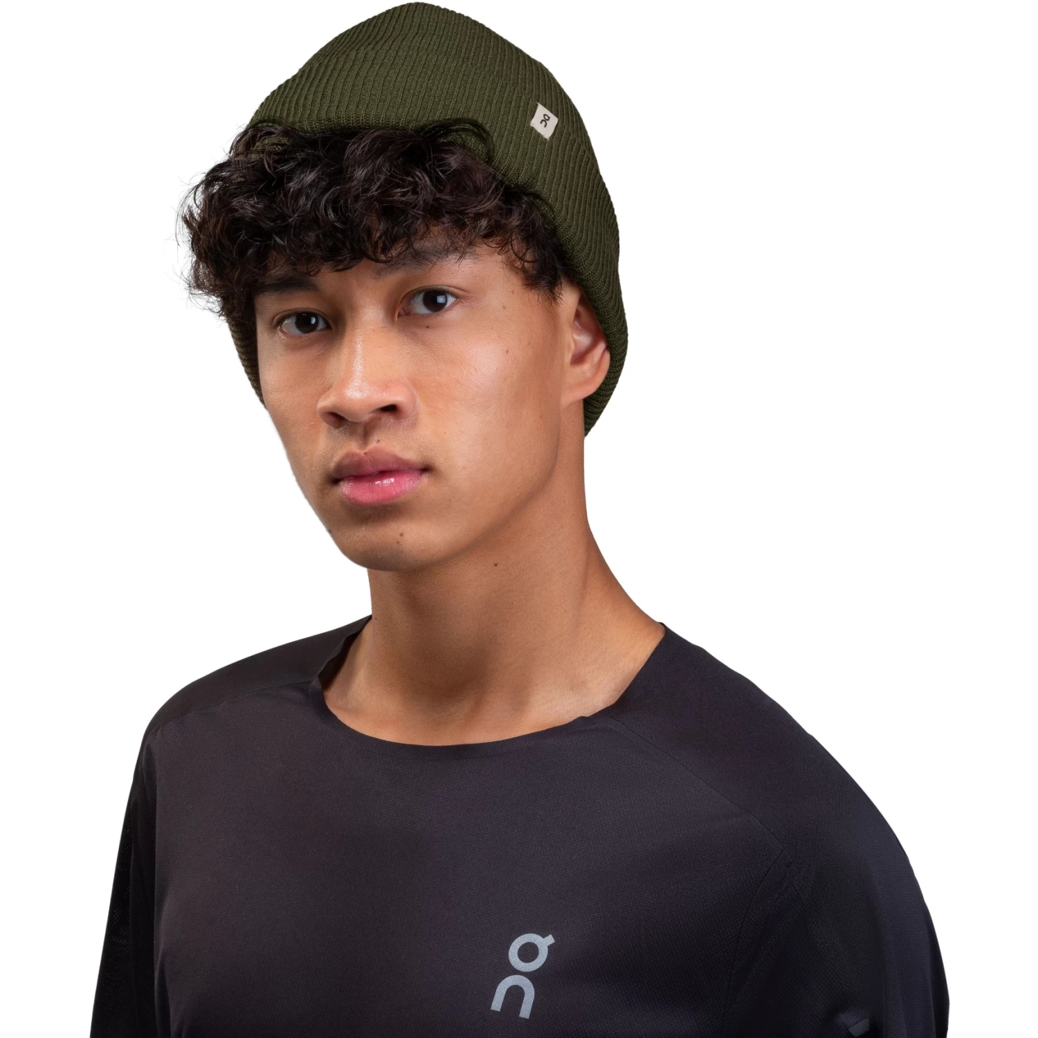 On Running On Merino Beanie - Olive - Image 3
