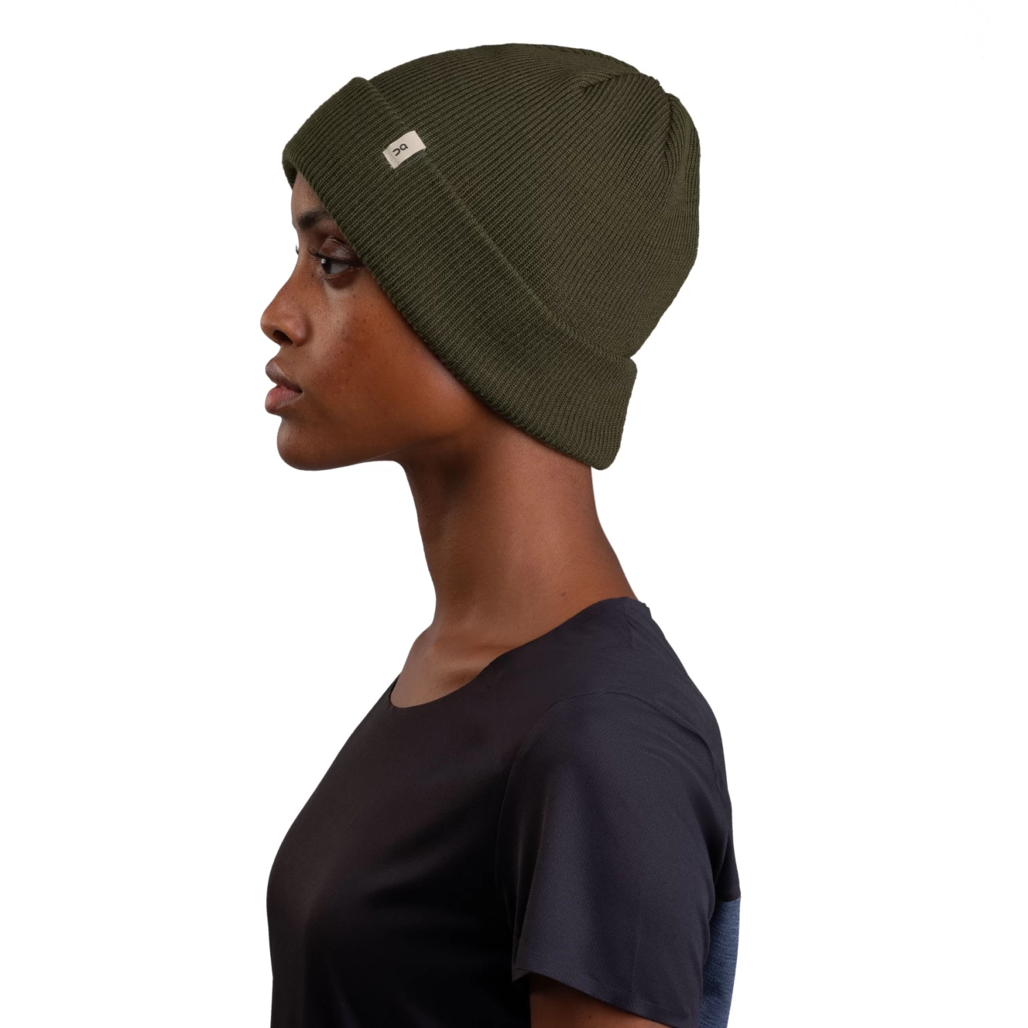 On Running On Merino Beanie - Olive - Image 4