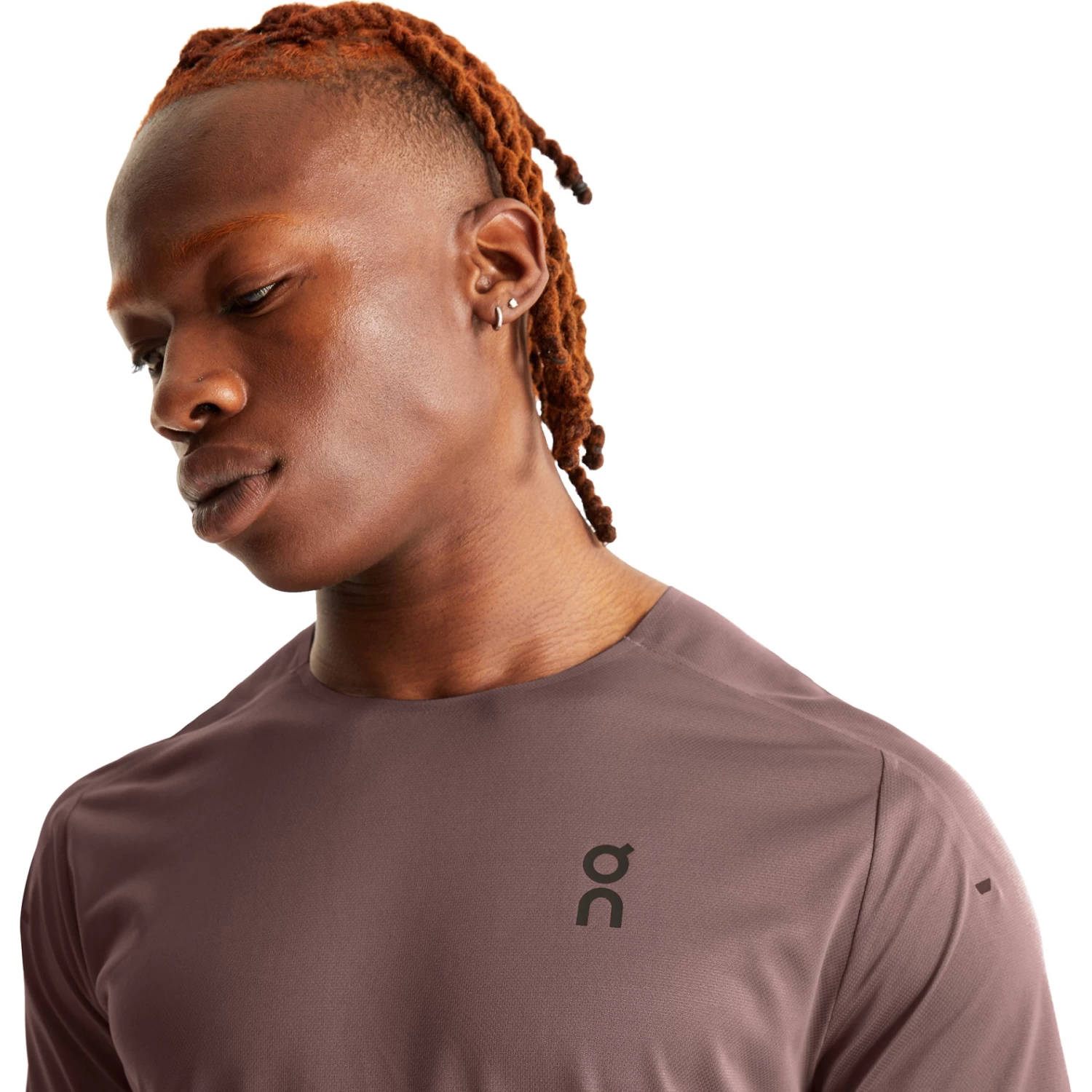 On Running On Performance-T Running Shirt - Grape & Black - Image 4