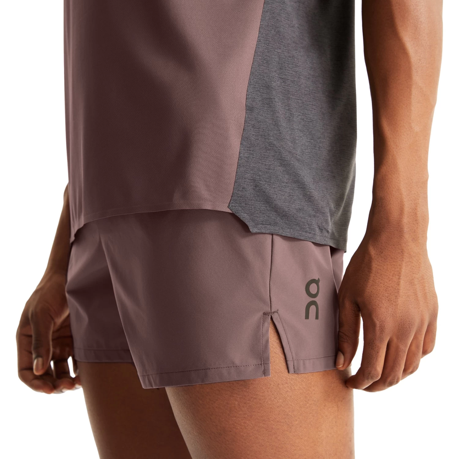 On Running On Performance-T Running Shirt - Grape & Black - Image 6