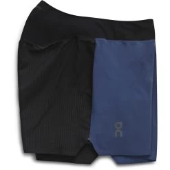 On Running On 5 Inch Lightweight Shorts Men - Denim & Black