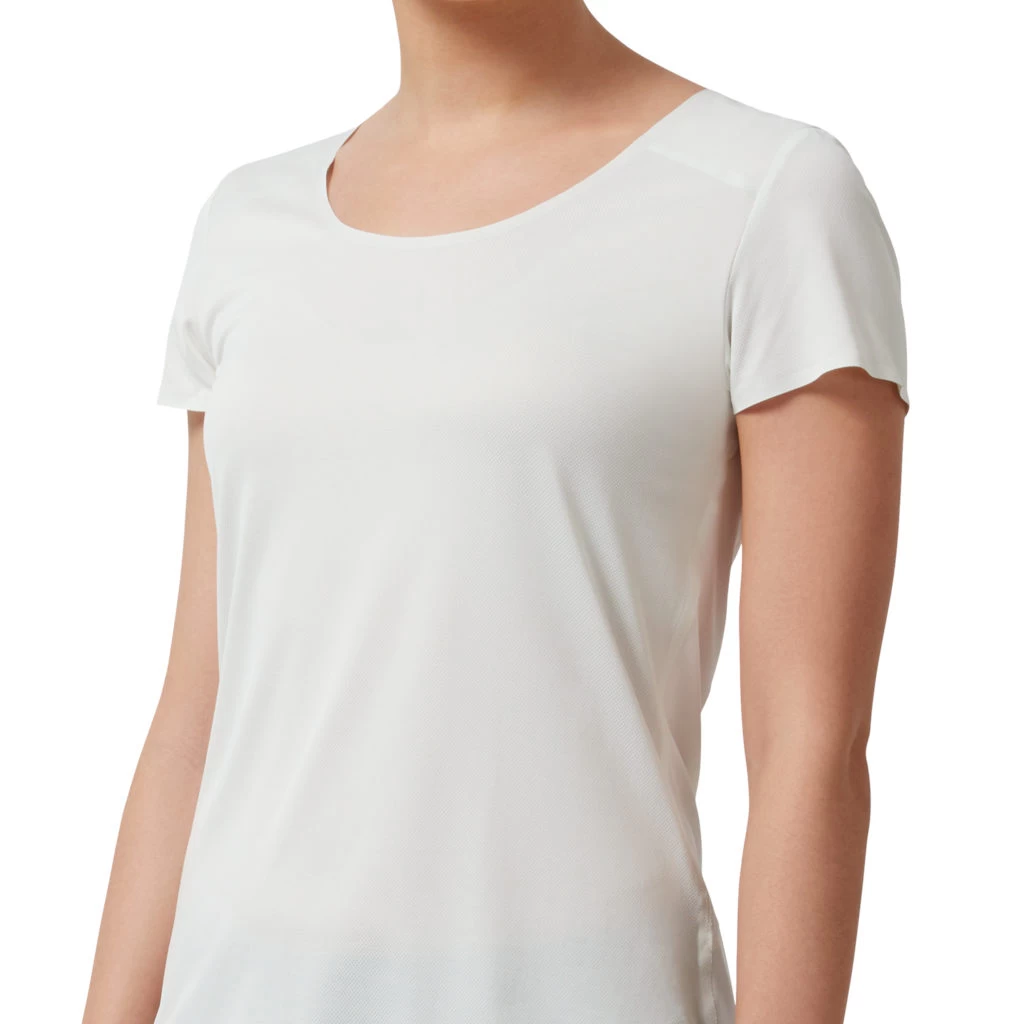 On Running On Performance-T Women Running Shirt - Ice & White - Image 5