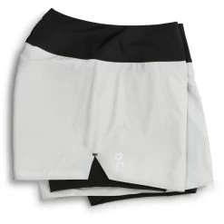 On Running Shorts Women - Glacier & Black