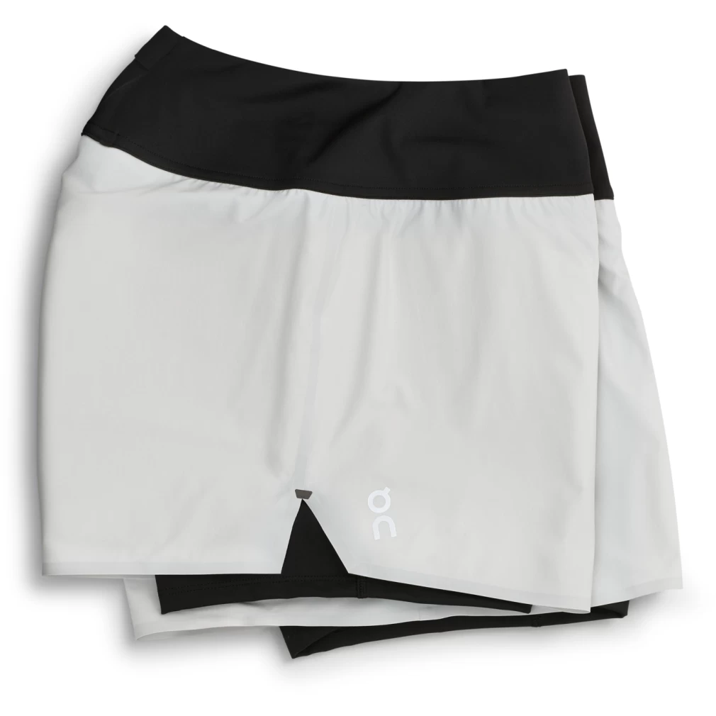 On Running Shorts Women - Glacier & Black