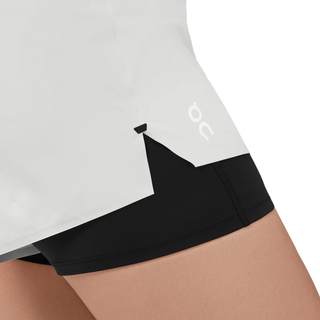 On Running Shorts Women - Glacier & Black - Image 5