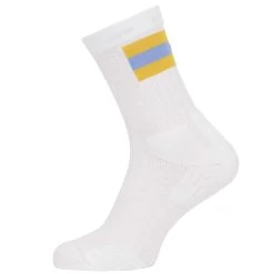 On Running On Tennis Sock - White & Mustard
